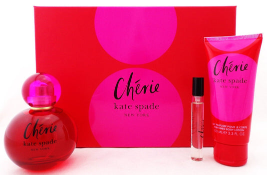 Cherie Kate Spade New York Women 3PC Gift Set Eau de Parfum - PERFUME BOUTIQUE