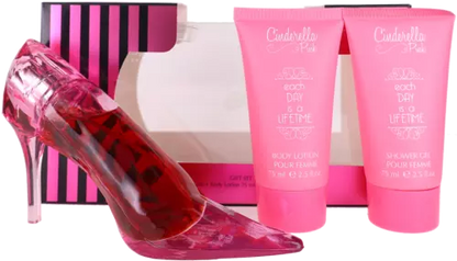 Cinderella Pink Disney Princess 3-Piece Gift-Set EDP - PERFUME BOUTIQUE