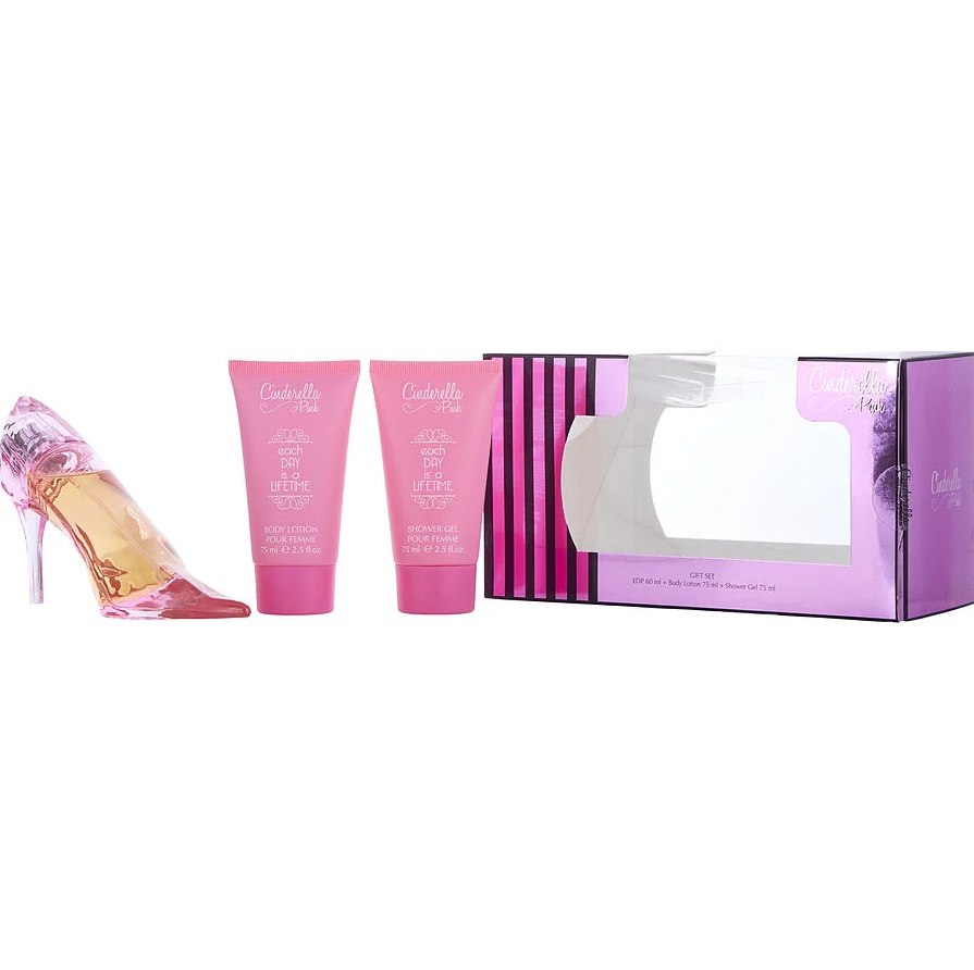 Cinderella Pink Disney Princess 3-Piece Gift-Set EDP - PERFUME BOUTIQUE