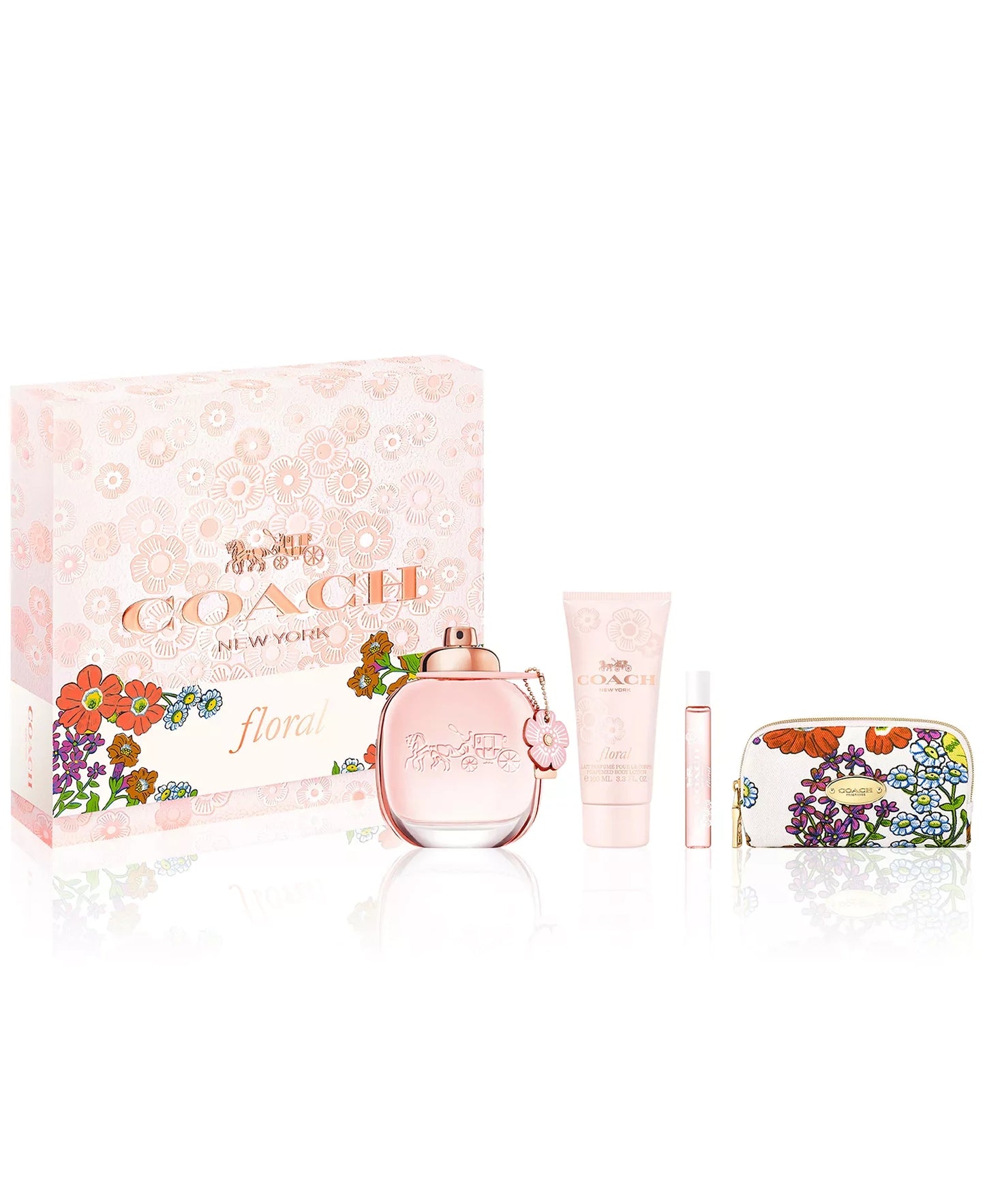 Coach Floral Eau de Parfum 4PC Gift Set by Coach
