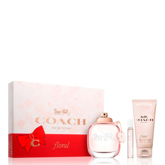 Coach Floral Gift Set 3pcs by Coach Eau de Parfum - PERFUME BOUTIQUE