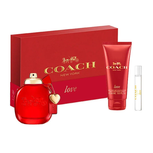 Coach Love Eau de Parfum 3PC GIFT SET by Coach - PERFUME BOUTIQUE