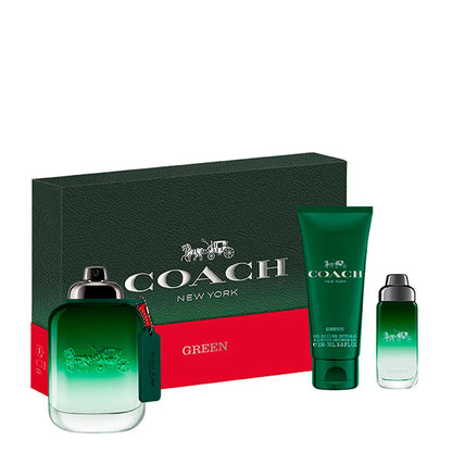 Coach New York Green Men Gift Set by Coach Eau de Toilette - PERFUME BOUTIQUE