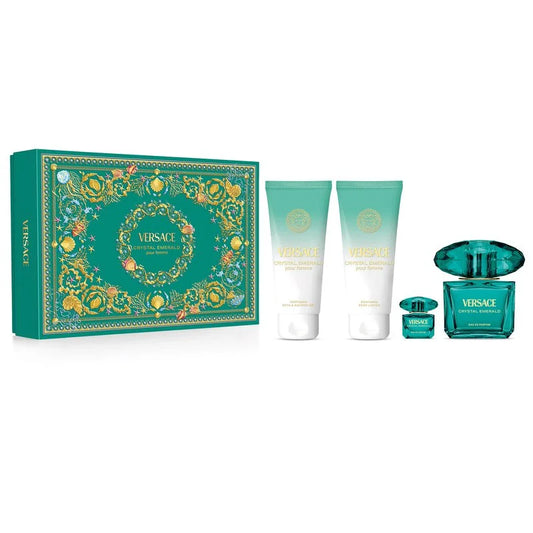Crystal Emerald Eau de Parfum 4PCS by Versace