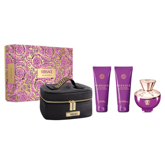 Dylan Purple Pour Femme Eau de Parfum 4PCS by Versace - PERFUME BOUTIQUE