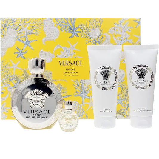 Eros Pour Femme Eau de Parfum 4PCS by Versace
