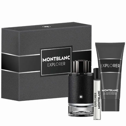 Explorer Mont Blanc Men 3-Piece Set eau de Parfum - PERFUME BOUTIQUE