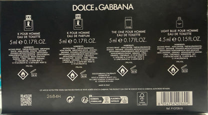 4-Piece Men Mini Gift Set by Dolce & Gabbana