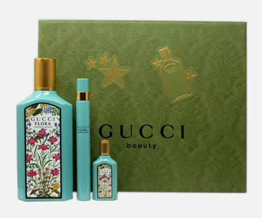 Gucci Flora Gorgeous Jasmine by Gucci 3-Pieces Set Eau de Parfum