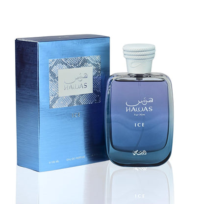 Hawas Ice By Rasasi Eau De Parfum (UNISEX) - PERFUME BOUTIQUE