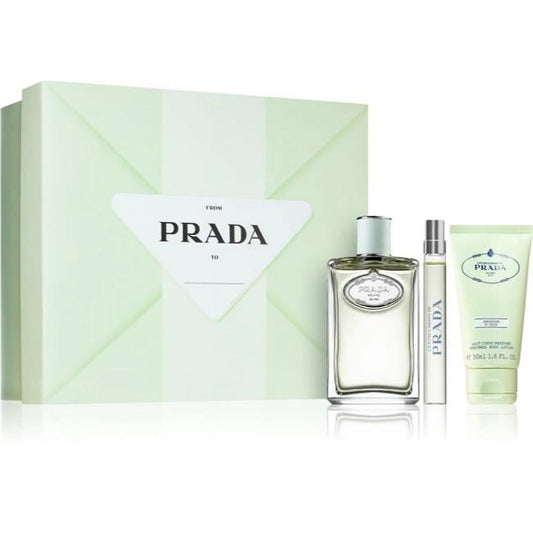 Iris Les Infusions De Prada Milano Women Gift Set by Prada Eau de Parfum - PERFUME BOUTIQUE