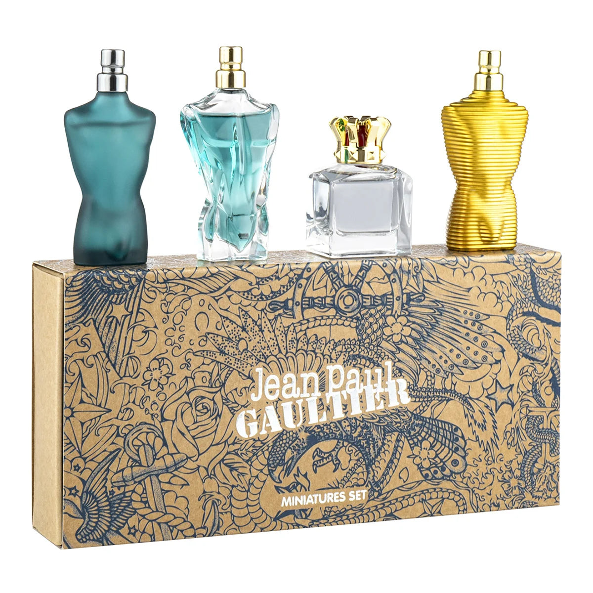 JEAN PAUL GAULTIER 4-Piece Miniature Men Gift Set - PERFUME BOUTIQUE