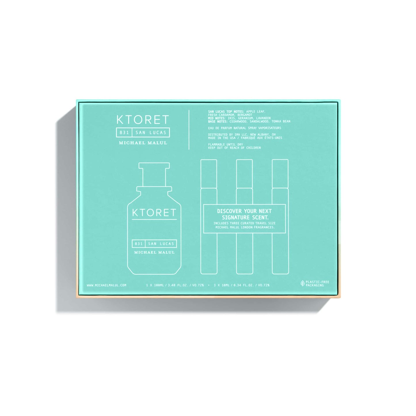 KTORET 831 San Lucas Eau de Parfum GIFT SET by Michael Malul - PERFUME BOUTIQUE