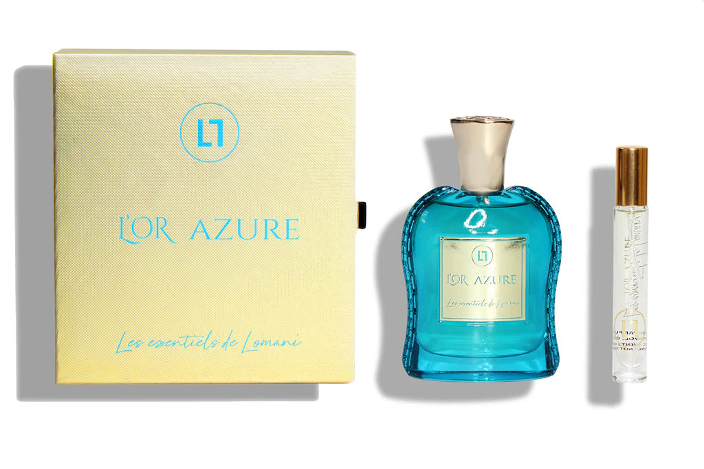 L'or Azure Eau de Parfum 2 PCS by Lomani - PERFUME BOUTIQUE