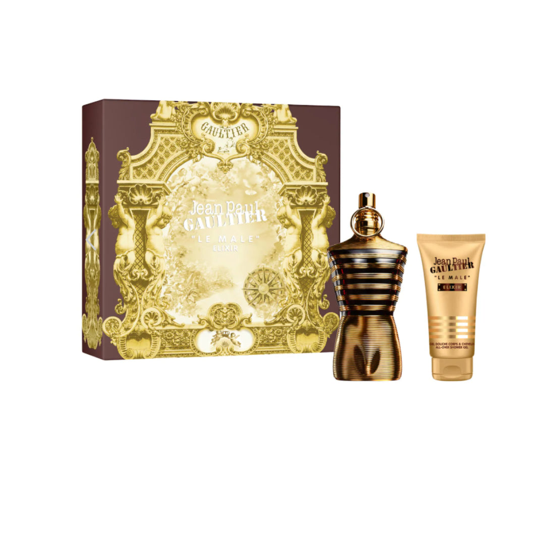 Le Male Elixir Parfum 2PC set by Jean Paul Gaultier - PERFUME BOUTIQUE