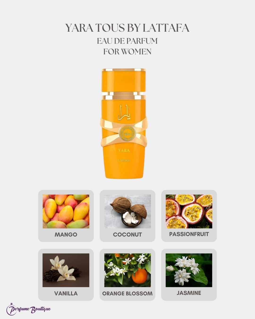 Yara Tous Eau de Parfum by Lattafa