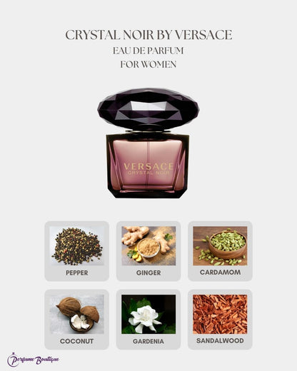 Crystal Noir Eau de Parfum 4PCS by Versace