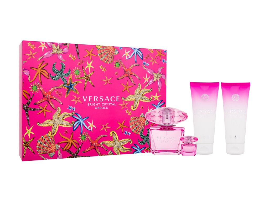 Bright Crystal Absolu Women 4-PC Gift Set by Versace Eau de Parfum