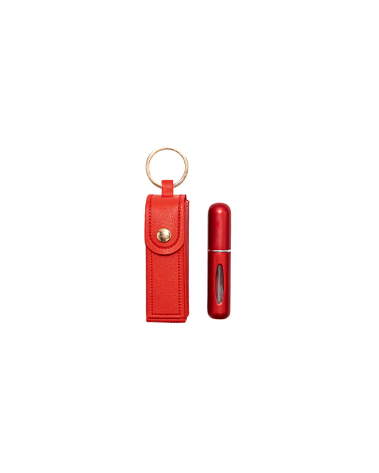 Leather Keychain and Perfume Atomizer 5 ml Spray