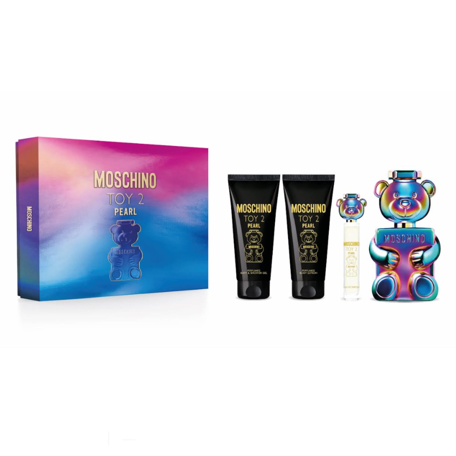 Toy 2 Pearl Eau De Parfum 4PCS by Moschino - PERFUME BOUTIQUE