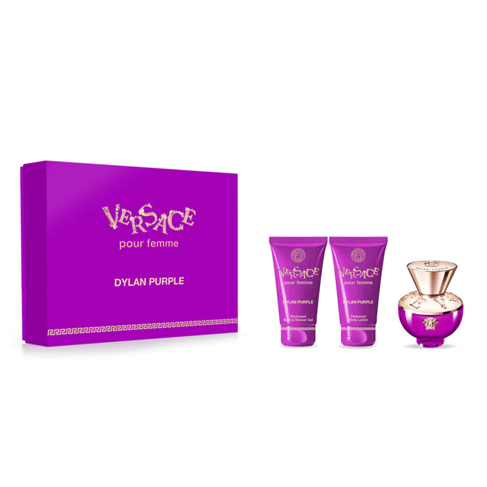 Dylan Purple Versace Pour Femme 3-Piece Gift Set eau de Parfum