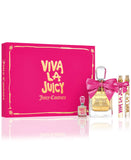 Viva La Juicy Women 4-Pieces Gift Set by Juicy Couture Eau De Parfum