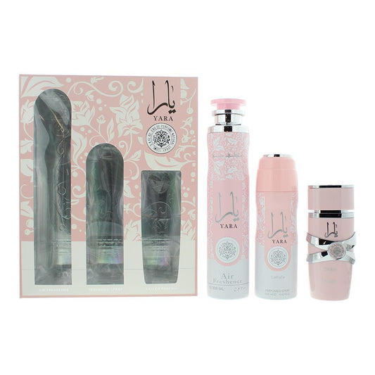 Yara 3PC Gift Set by Lattafa - PERFUME BOUTIQUE