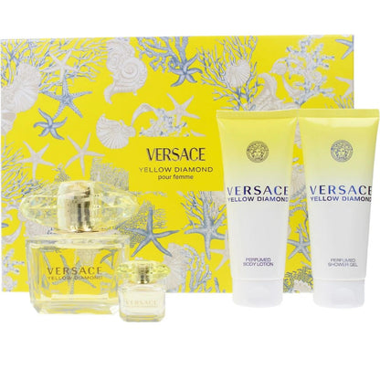 Yellow Diamond Eau de Toilette 4PCS by Versace