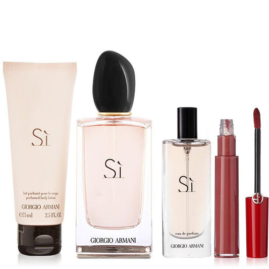 Si Women 4-PC Set by Giorgio Armani Eau de Parfum - PERFUME BOUTIQUE