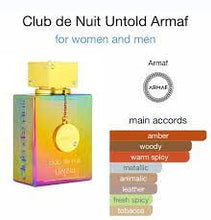 Load image into Gallery viewer, Club de Nuit Untold by Armaf Eau de Parfum Unisex
