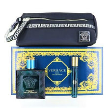 Lade das Bild in den Galerie-Viewer, Versace Eros Men 3-PC Gift Set by Versace Eau de Toilette
