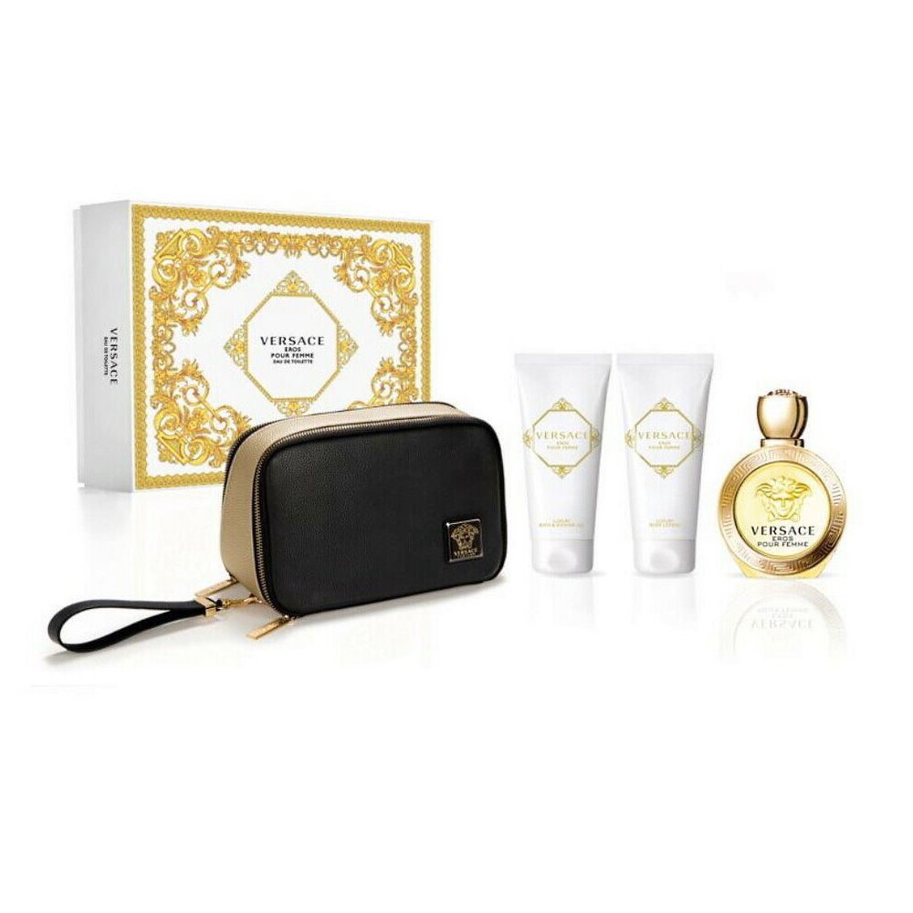 Eros Pour Femme 4pc Gift Set by Versace Eau de Toilette