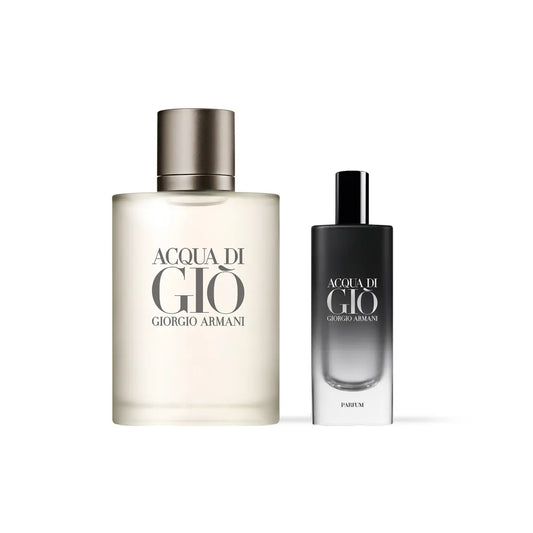 Acqua Di Gio Men Duo 2PC Gift Set by Giorgio Armani Eau de Toilette & Parfum