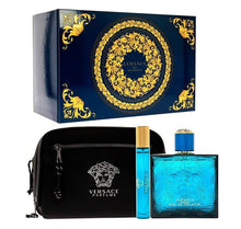 Lade das Bild in den Galerie-Viewer, Versace Eros Men 3-PC Gift Set by Versace Eau de Toilette
