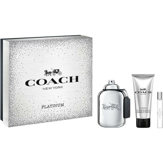 Coach Platinum Gift Set 3pcs by Coach Eau de Parfum - PERFUME BOUTIQUE
