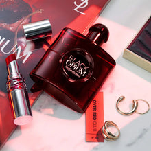 Cargar imagen en el visor de la galería, Black Opium by Yves Saint Lauren Eau de Parfum Over Red
