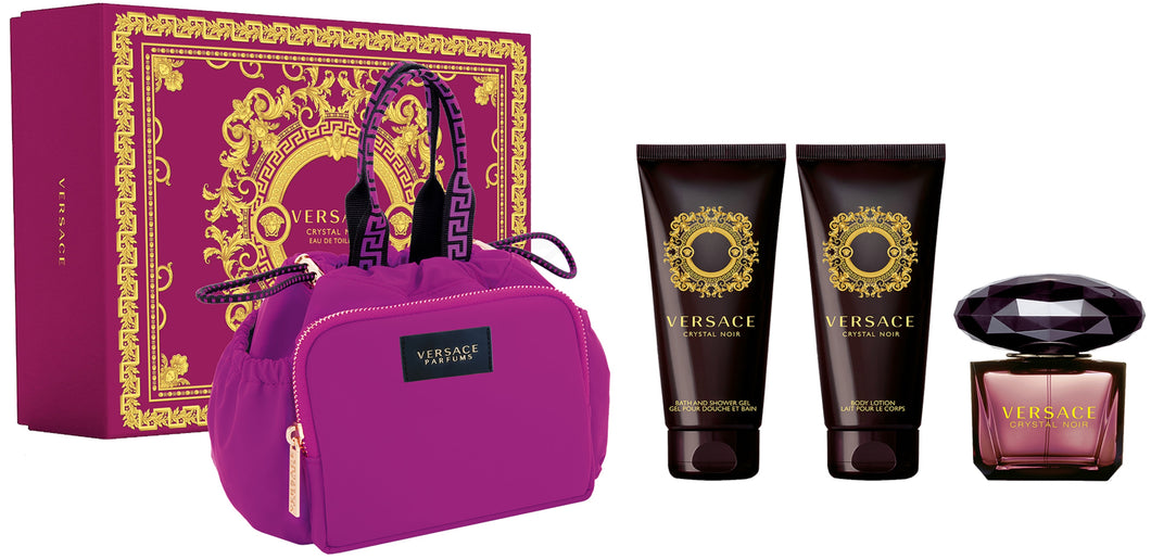 Crystal Noir Women Gift Set 4pc by Versace Eau de Toilette