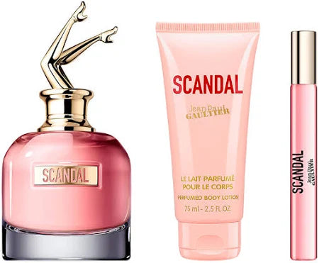 Scandal Eau de Parfum 3PC Set by Jean Paul Gaultier Lotion