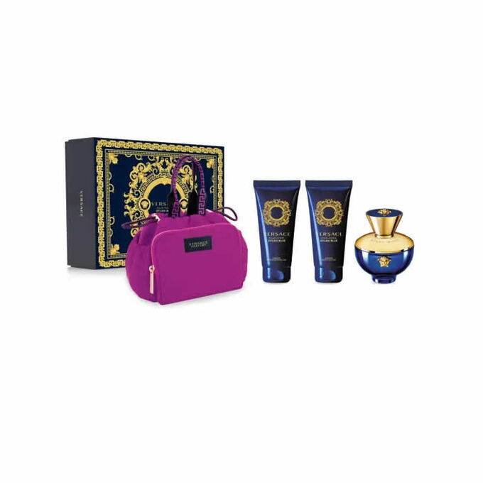 Dylan Blue By Versace 4PC Women Gift Set