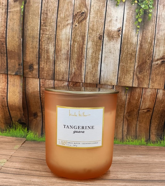 Scented Candle Tangerine Guava Nicole Miller Shape Round - PERFUME BOUTIQUE