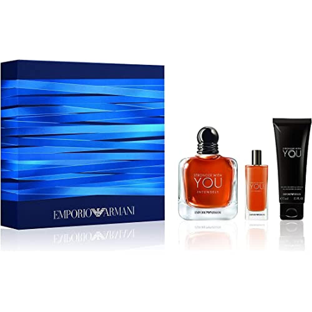 Stronger With You Intensely Men 3-Piece Gift Set by Giorgio Armani eau de Parfum - PERFUME BOUTIQUE