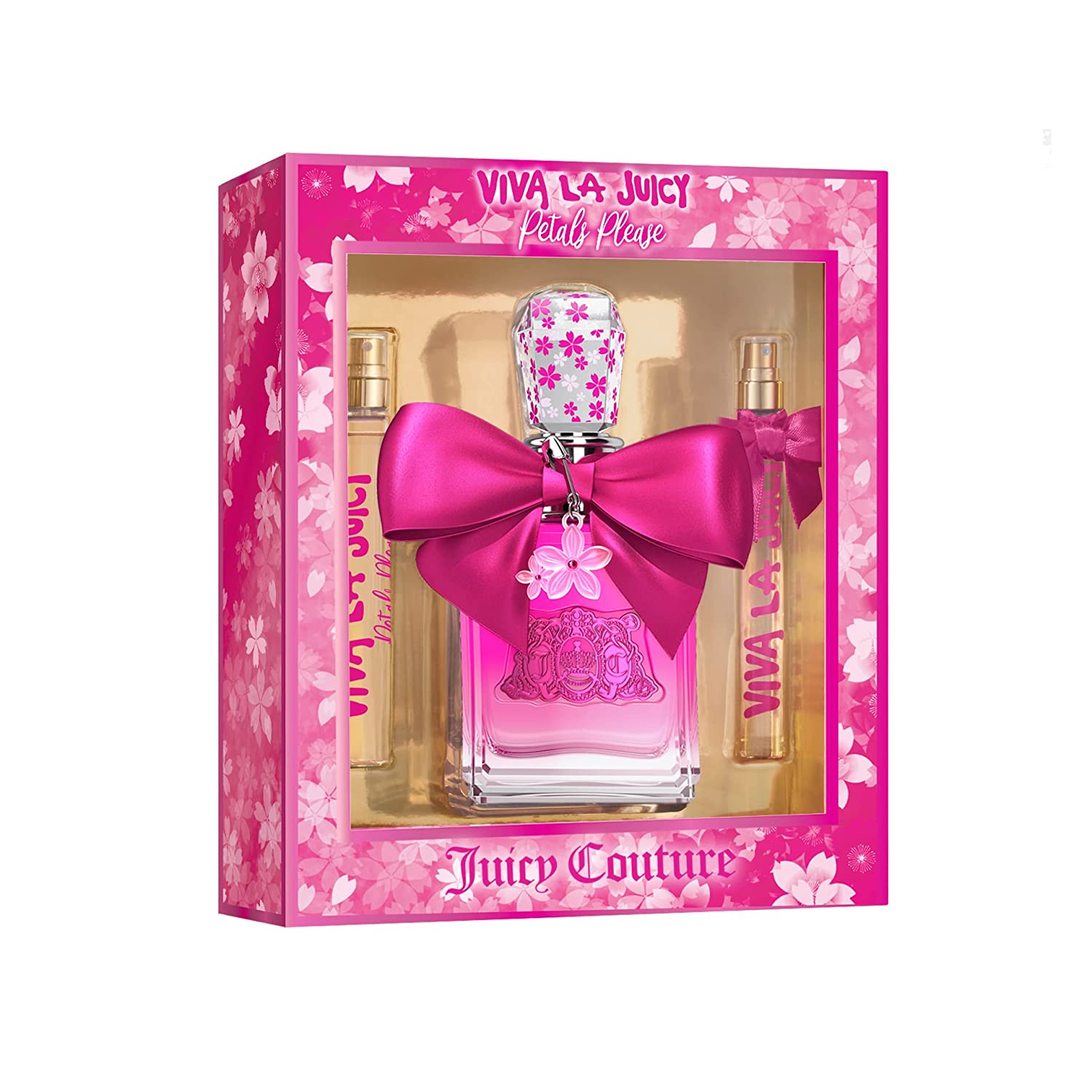 Viva La Juicy Petals Please Women 3-PC Gift Set by Juicy Couture eau de Parfum - PERFUME BOUTIQUE