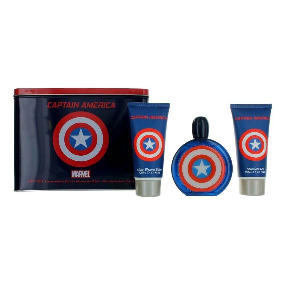 Captain America Kids 3-Piece Gift Set by Marvel eau de Toilette