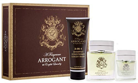 Arrogant Men Gift Set by English Laundry eau de Toilette - PERFUME BOUTIQUE