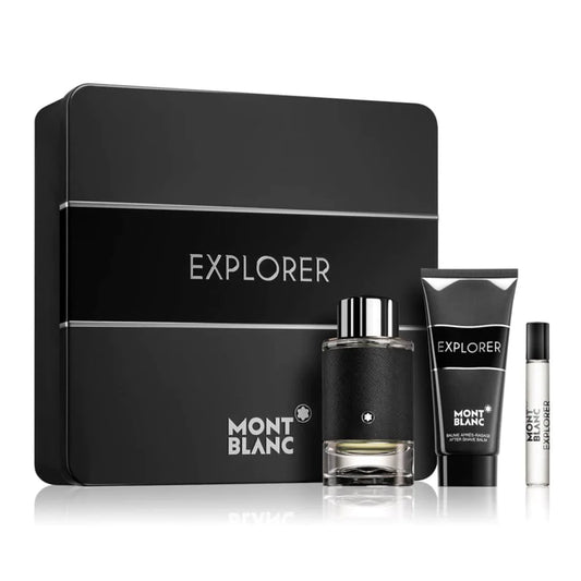 Explorer Mont Blanc Men 3-Piece Set eau de Parfum - PERFUME BOUTIQUE