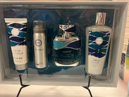 EL CIELO Pour Homme 4-Piece Gift Set by Armaf eau de Parfum - PERFUME BOUTIQUE