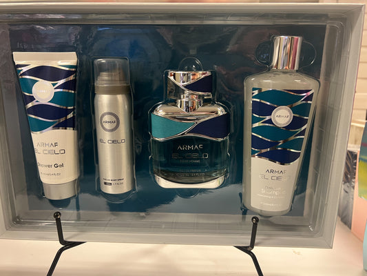 EL CIELO Pour Homme 4-Piece Gift Set by Armaf eau de Parfum - PERFUME BOUTIQUE