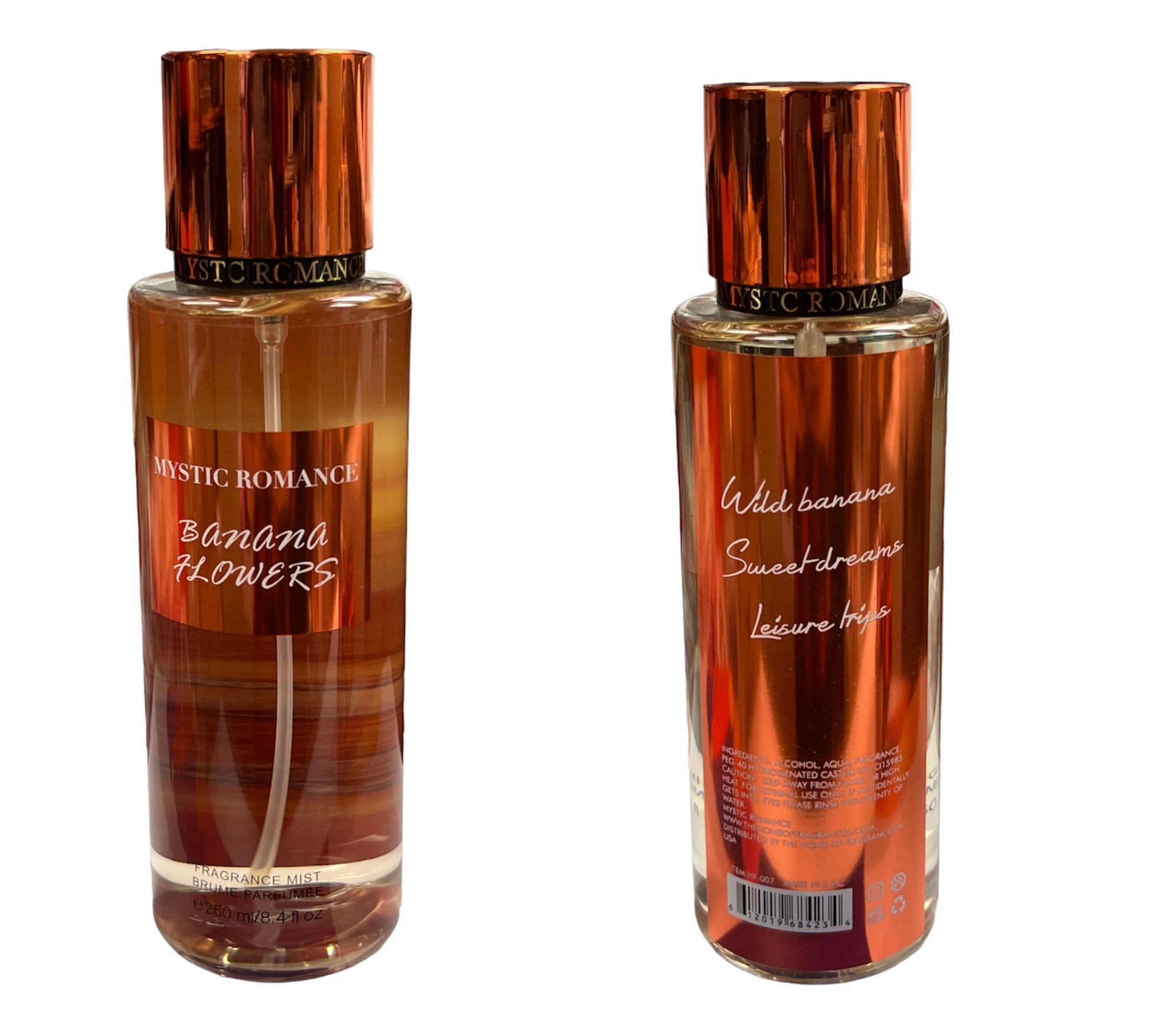 Mystic Romance Banana Flowers Fragrance Body Mist - PERFUME BOUTIQUE