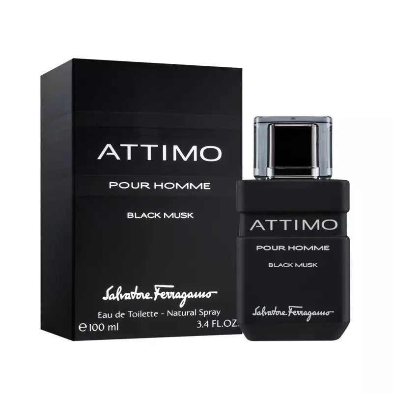 Attimo Black Musk Pour Homme Eau de Toilette by Salvatore Ferragamo - PERFUME BOUTIQUE