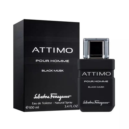 Attimo Black Musk Pour Homme Eau de Toilette by Salvatore Ferragamo - PERFUME BOUTIQUE